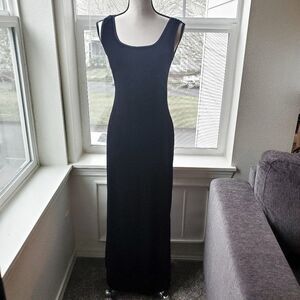 Vintage 1990's Black Velvet Rampage Dress | M